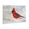 Stupell Industries Red Cardinal in Snow Canvas Design by Stephanie Fielden